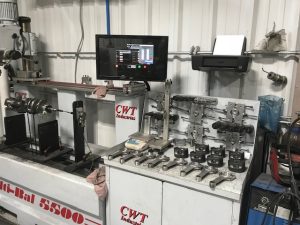 Us machine crank and piston
